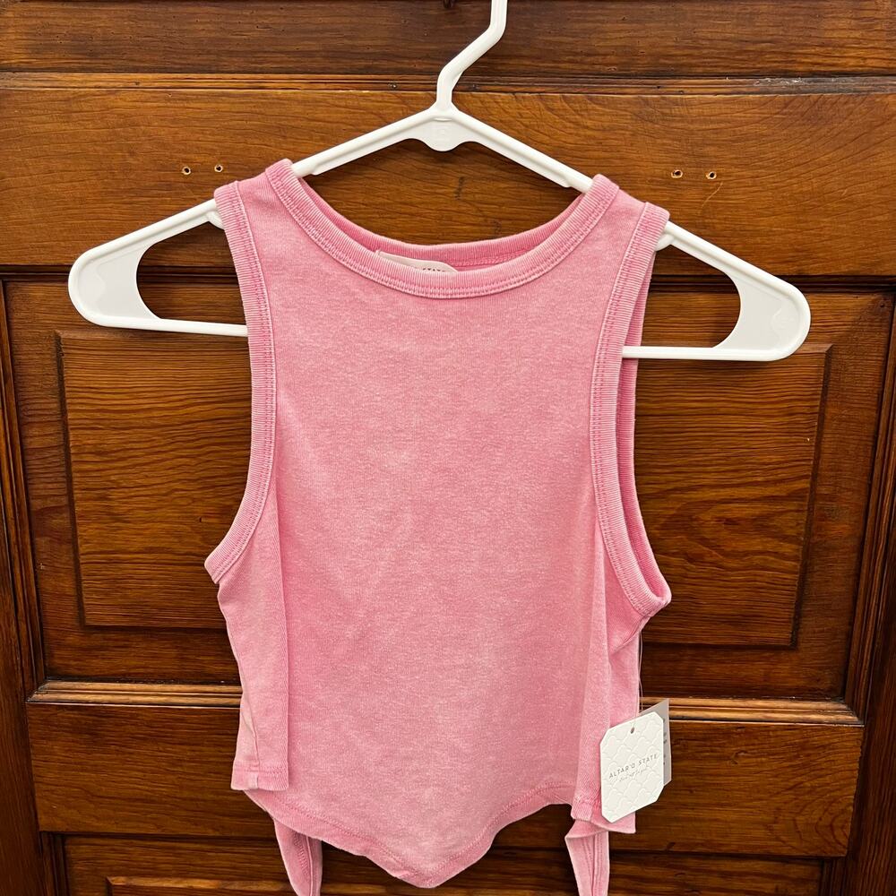 Altar'd State Tie Back Tank Top Pink size XS Women's $35 NWT's - Picture 2 of 13